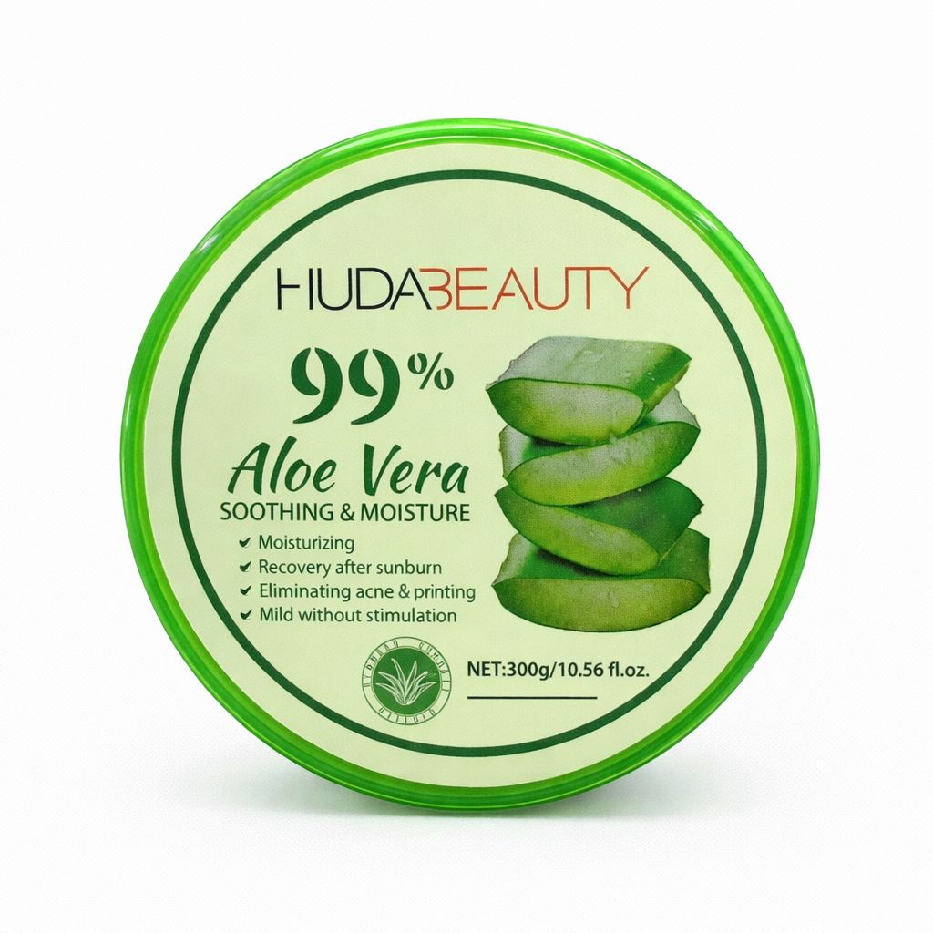 جل الصبار المهدئ والمرطب 99% من هدى بيوتي (Huda Beauty 99% Aloe Vera Soothing & Moisture) - 300 غرام
