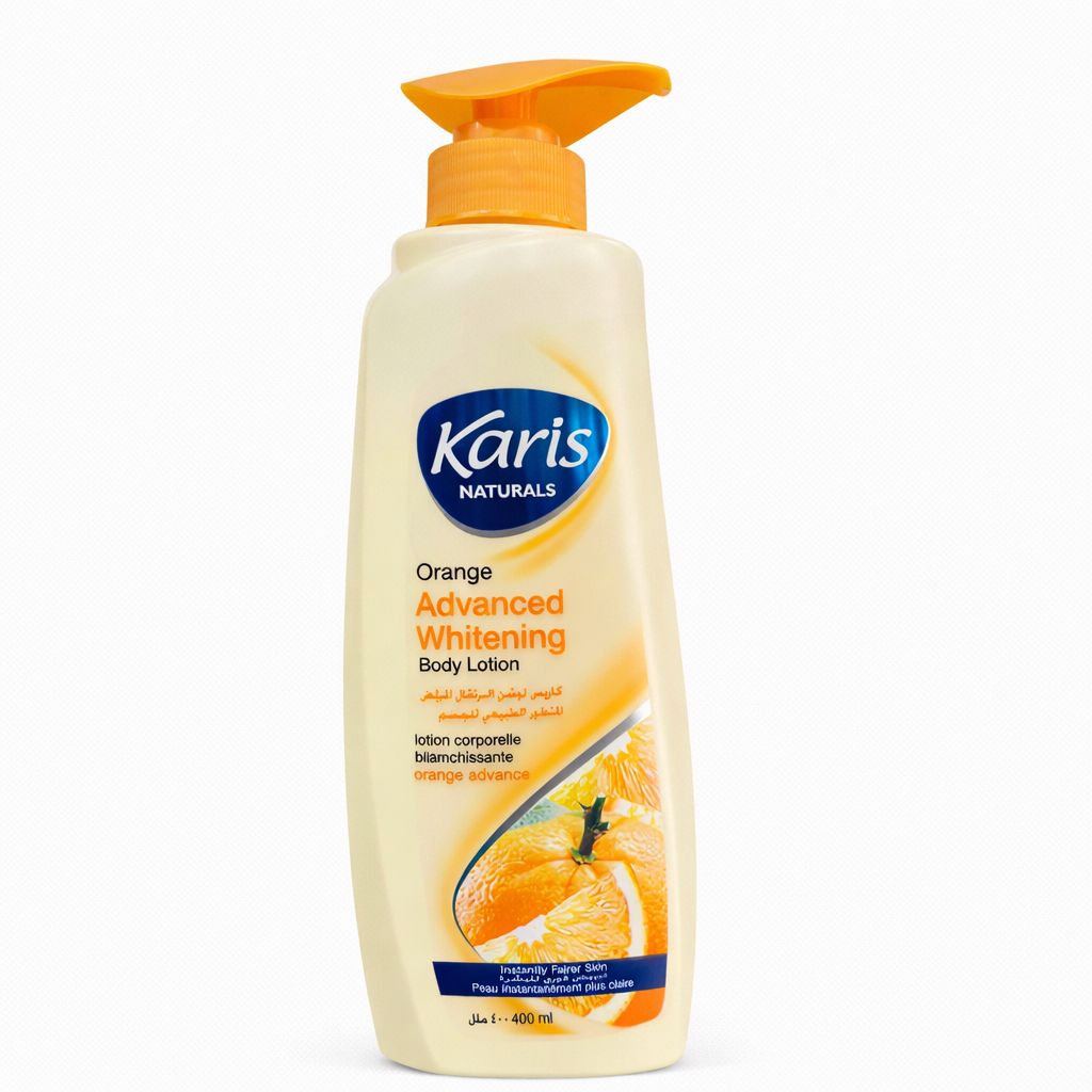 كاريس لوشن البرتقال المبيض المتطور للجسم (Karis Naturals Orange Advanced Whitening Body Lotion) - 400 مل